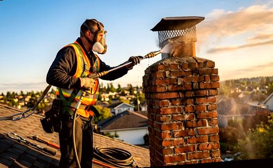 Rinsing cap mesh while hunting a water entry point
